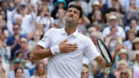 Novak Djokovic beats Roger Federer in five sets to win .